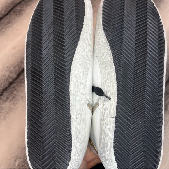 Golden Goose Francy Camouflage Heel White Leather Black Star High Top Sneakers - Picture 9 of 10